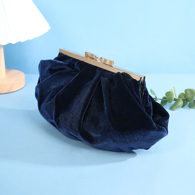 Clutch Bolso Ceremonia Azul Marino Bolsos Para Bolso De Mano