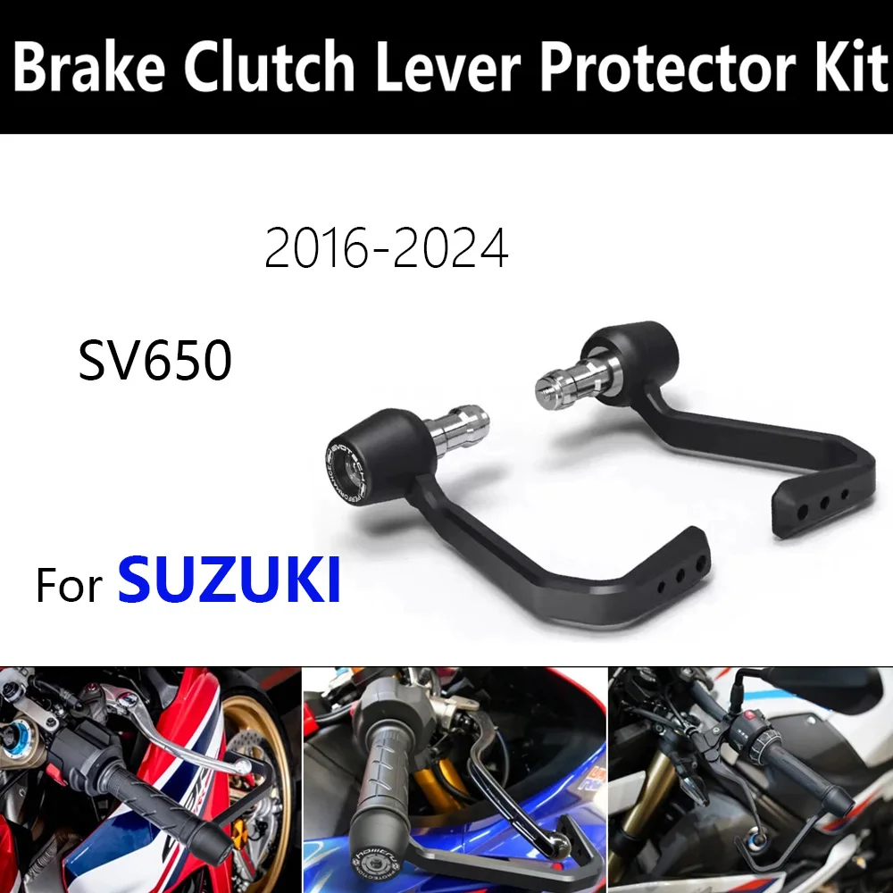 

For Suzuki SV650 2016-2023 Brake and Clutch Lever Protector Kit Motorcycle Handlebar Brake Clutch Lever Protective