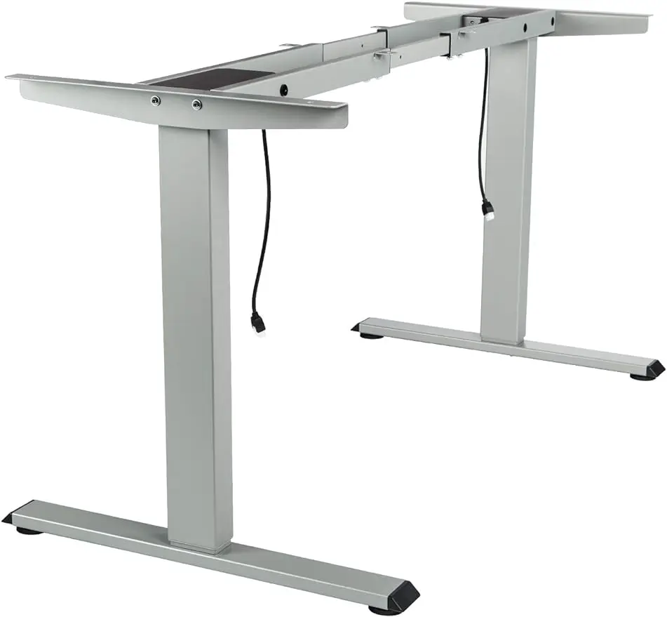 

TOPSKY Dual Motor Electric Adjustable Standing Computer Desk for Home and Office (Grey)