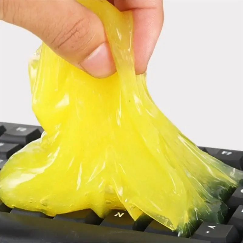 NewAuto Car Cleaning Pad Glue Powder Cleaner Magic Cleaner Dust Remover Gel Home Computer Keyboard Clean Tool Car Cleaning 3