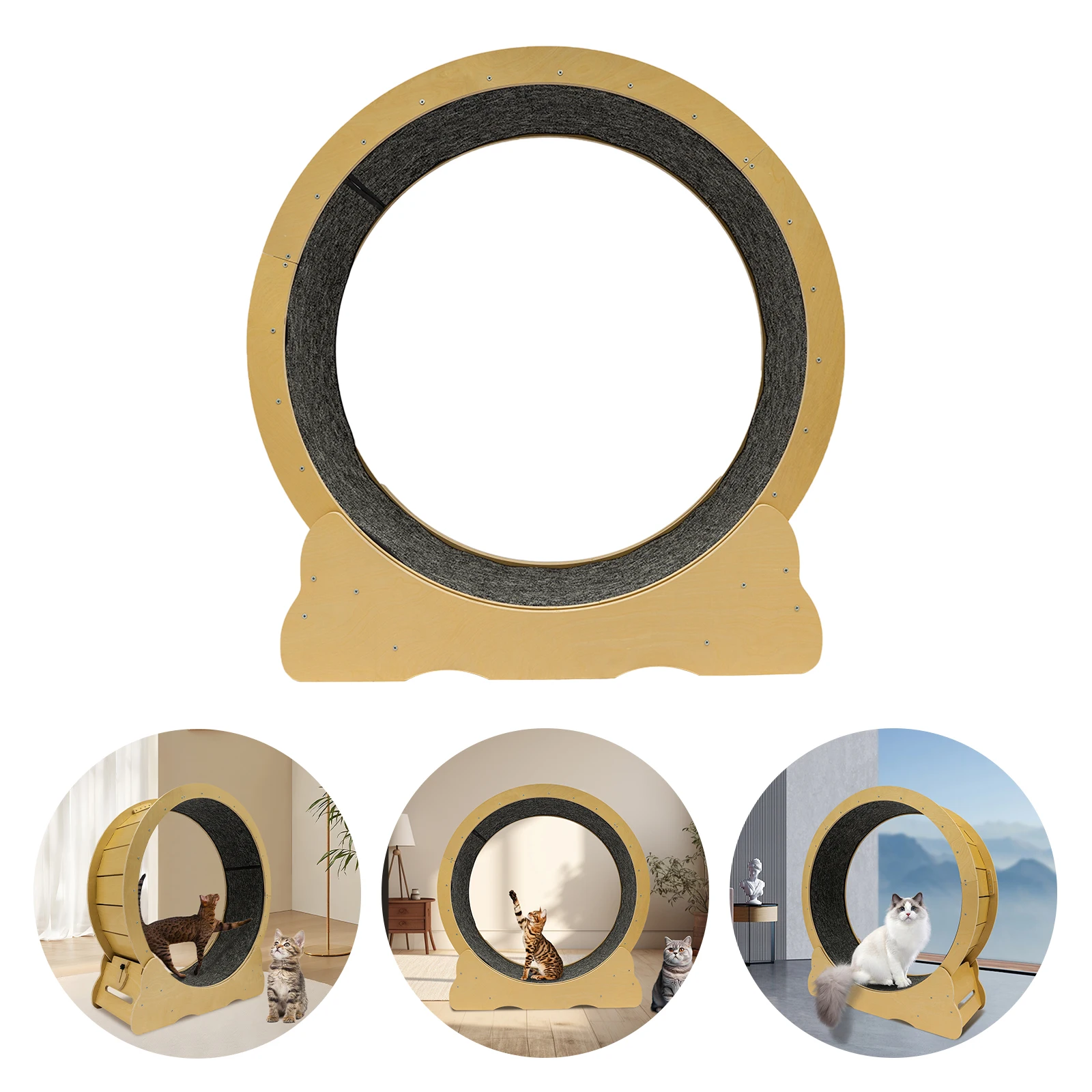 Cat Exercise Wheel, Running Wheel for Indoor Cats, Cat Hamster Wheels,Cat Gifts for Lovers,Health, Loss Weight
