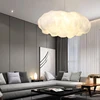 Cloud Pendant Light Dining Table Restaurant  Mall Chandelier Modern White Floating Cloud Hanging Lamp Kitchen Island Decor Light 6