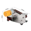 Mini Electric Belt Sander DIY Polishing Grinding Machine with 10 Belts Grinder Set Sharpener Cutter Knife Edges 220V/110V 6