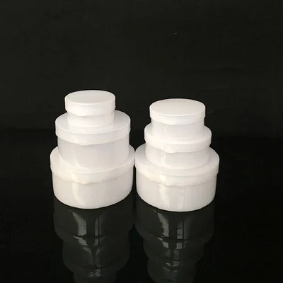 

Оптовая продажа, 100 шт. (Φ/20g/30g/50g) белые пластиковые многоразовые бутылки, косметические пустые банки для теней для век