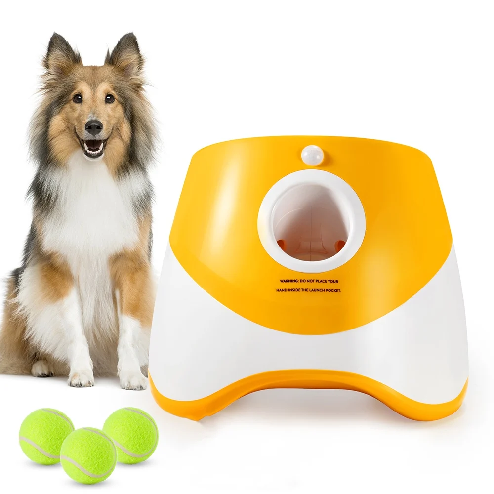 Máquina lançadora de bolas de tênis  para Dog Pet Brinquedos
