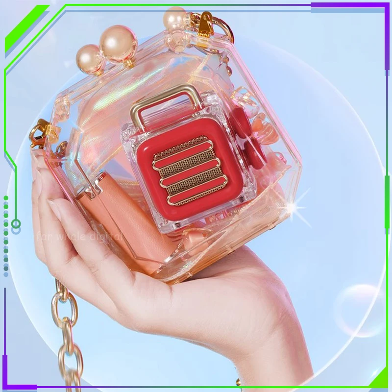 

Xog Wireless Speaker Candy Ice Cube Bluetooth 5.3 Acrylic Stereo Portable Speaker For Girls Party Music Indoor Birthday Gift