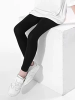 Pantalons pour filles, leggings élastiques doux pour enfants, couleur bonbon, pantalon skinny pour filles, pantalon uni pour enfants de 2 à 12 ans, vêtements de tous les jours 6