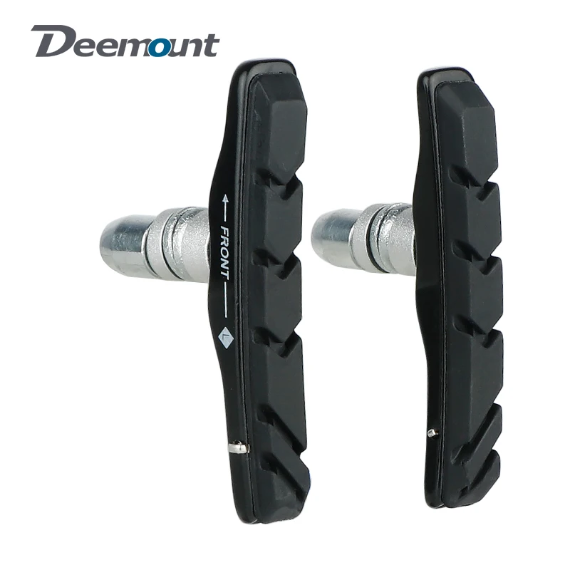 Bicycle Brake Pads 72mm Caliper Brake Pad for MTB Bike Metal Rim Low Wear Bicycle Stopping Blocks for V Shape Clamp Cycle Brake Inserts Replacement