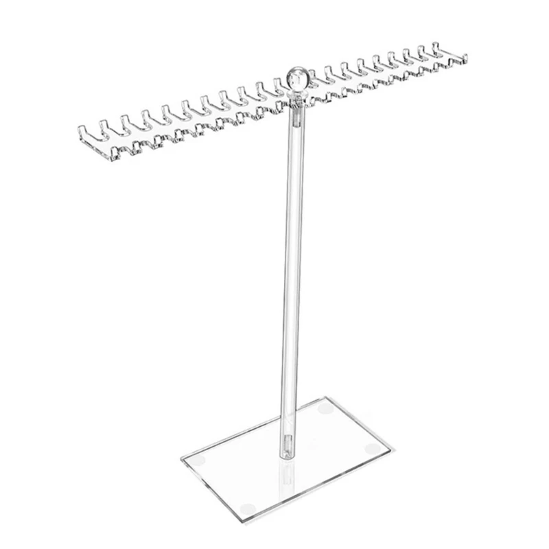 

T Display Stand Jewelry Showing Case Necklace Bracelets Holder Organizers