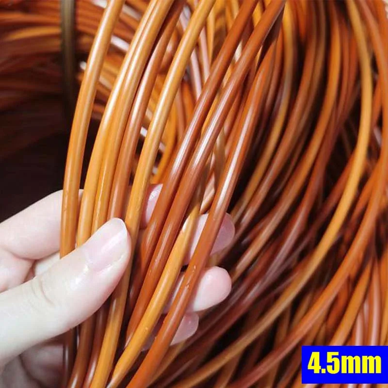 Round/Flat PE Synthetic Rattan 500g 113 Types for Weaving Handmade DIY Basket Bowl Vase Plastic Rope Material Chair Table Repair rattan weaving material rattan cane weaving material