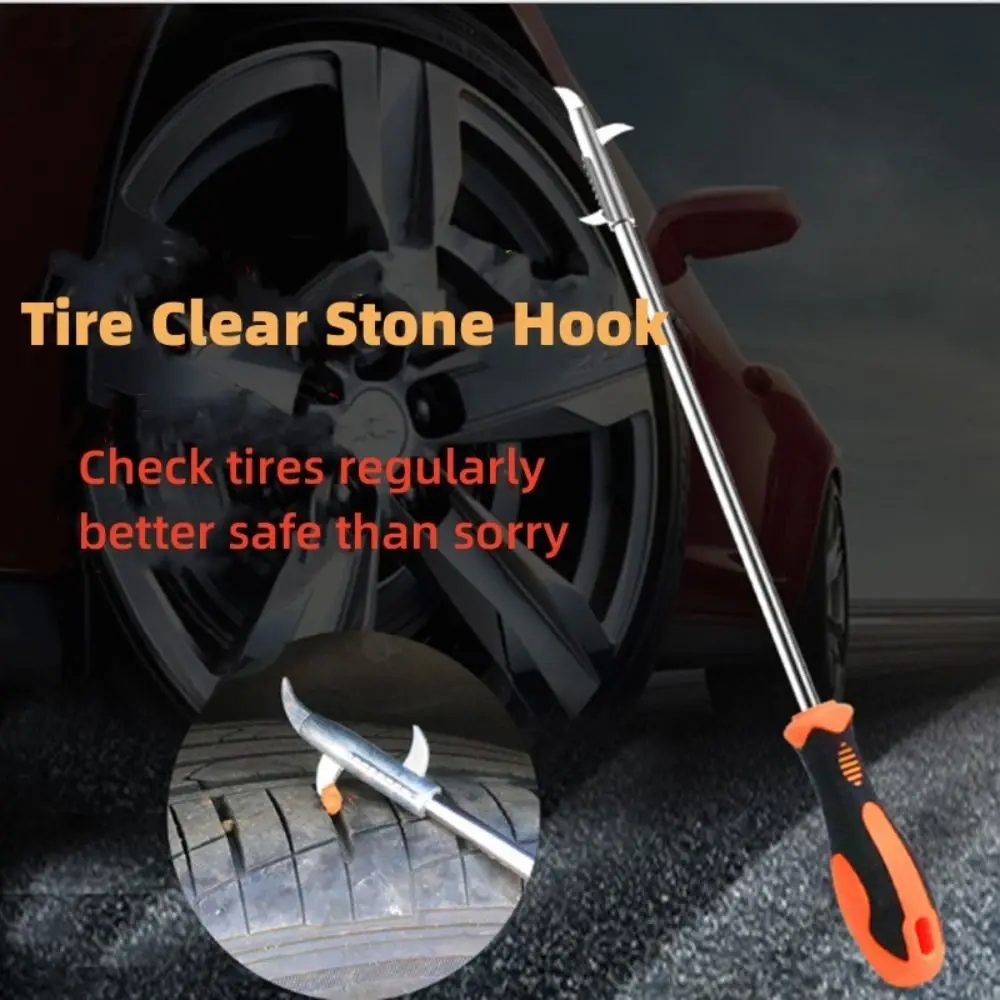 

Cleaner Tool Motorcycle Car Tire Cleaning Hook Car Repair Tools Stone Cleaning Groove Broken Stone Remover Slot