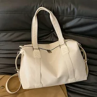 Sac fourre-tout en cuir pour femme, sac à main de simplicité, solide, vintage, initié, sac messager pour femme, mode 4