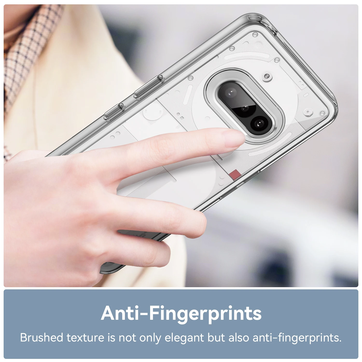 Transparent Anti-Shock Case for Nothing Phone 3A Pro Phone3A 2 2A Plus CMF Phone 1 Accessories Cover 3