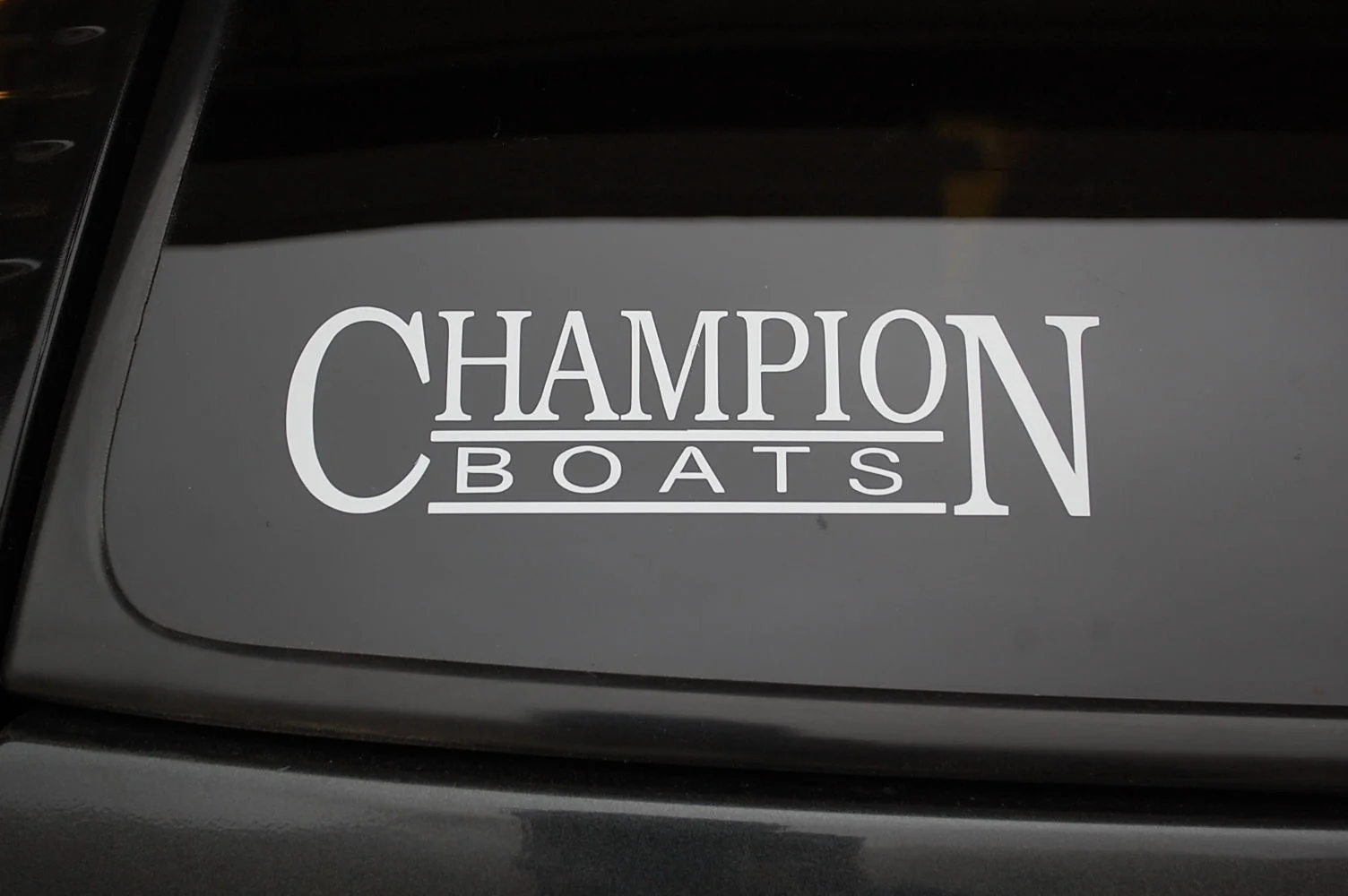 For Champion Fishing Boat Vinyl Cut Out Sticker Decal Choose Color And Size! V161 Car Styling