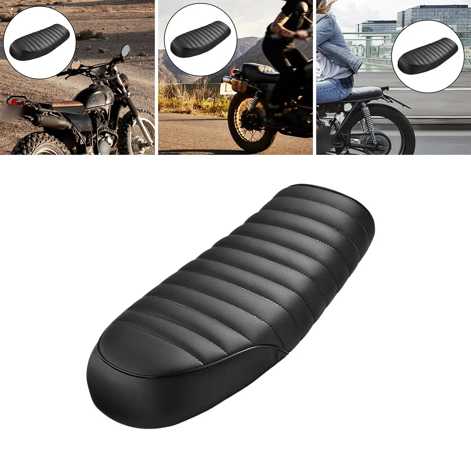 ユニバーサルバイクシート,ヴィンテージサドルシート,フラット