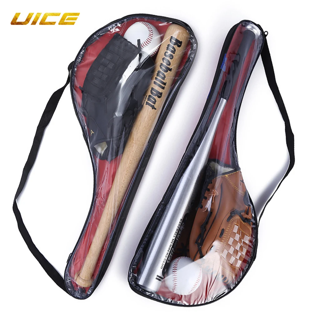 Baseball Gloves Aluminum Baseball Bat Set 25Inch With Glove&Baseballs