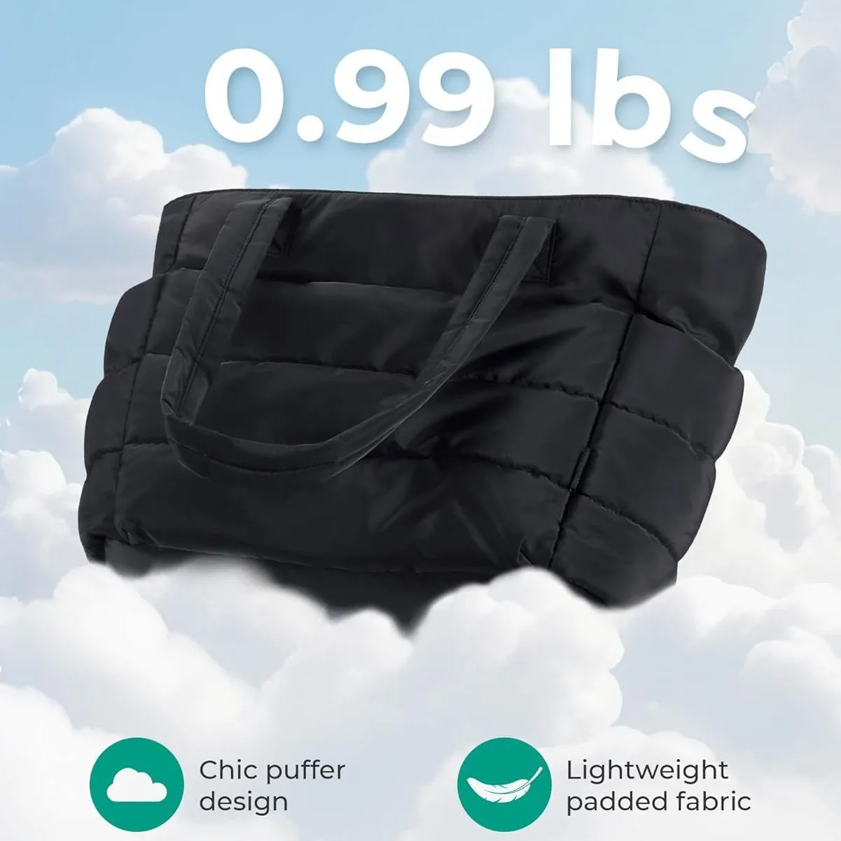 Simple Women's Shoulder Bags Large Capacity Lightweight Laptop Bag Multi Compartment Travel Bag Daily Travel