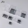 1Pc Storage Boxes Lids Gemstone Display Coin Clear Container Specimen Mini Square Cube Acrylic Case Rough Mineral Standard 1