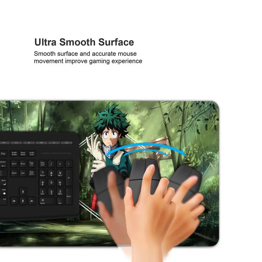 Academia Deku ִϸ̼   콺 е, ̹ XL, Ŀ  콺 е, XXL 콺 Ʈ, 繫 ̲  ī, 콺 е, ǰ
