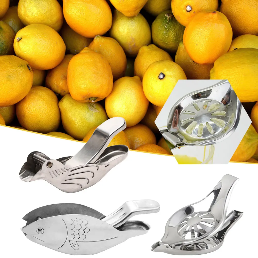 

Bird Lemon Wedge Juicer Manual Juicing Stainless Steel Lemon Clip Juicer Pomegranate Orange Juicer Household Kitchen Gadgets