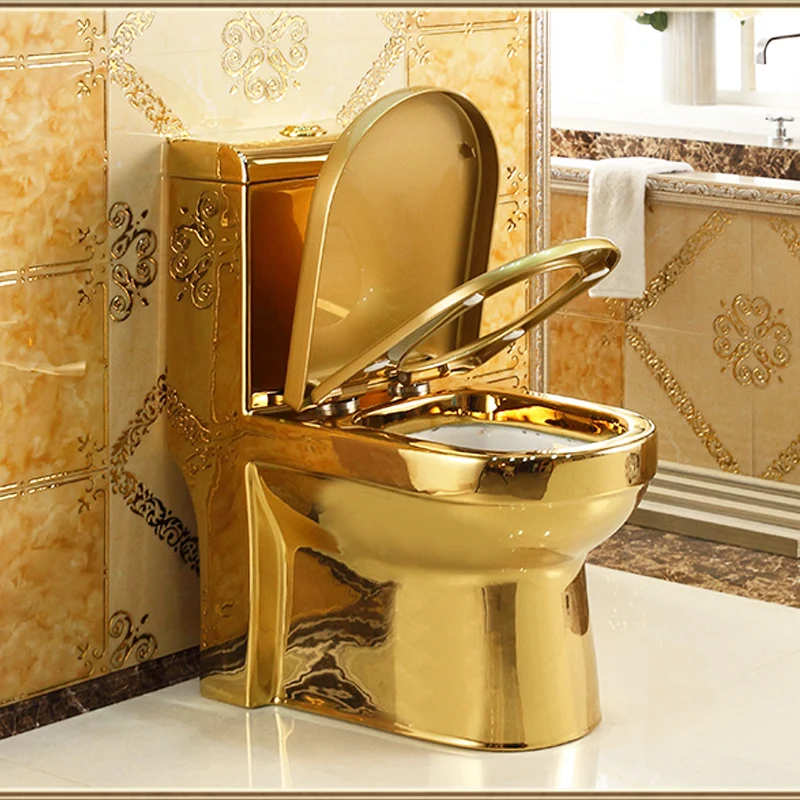Gold Leaf Toilet Seat  Toilet seat, Luxury furniture living room
