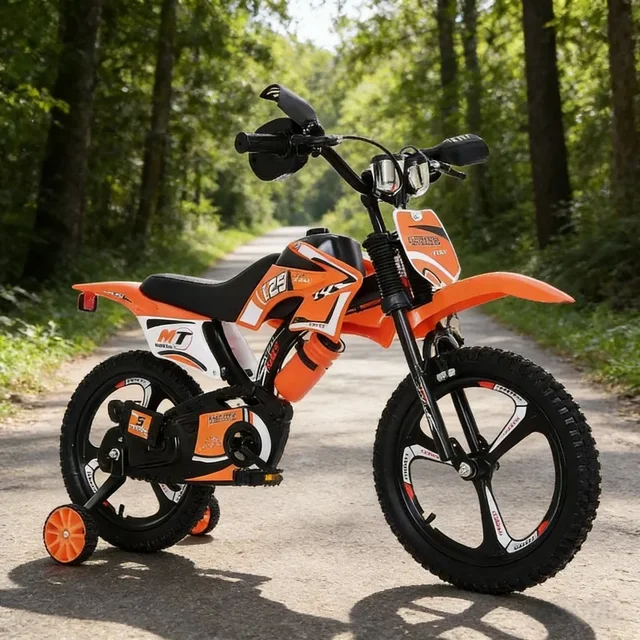 Vélo d'équilibre pour enfants, modèle moto, 12/14/16 pouces, pour l'apprentissage précoce de la conduite 1