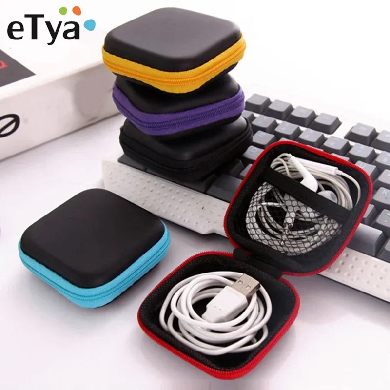 Multifunctional Coin Purse Earphone Case Waterproof Storage Box for Headphones USB Cable SD Card Key Money coin purse card wallet coin wallet change bag earbuds storage bag