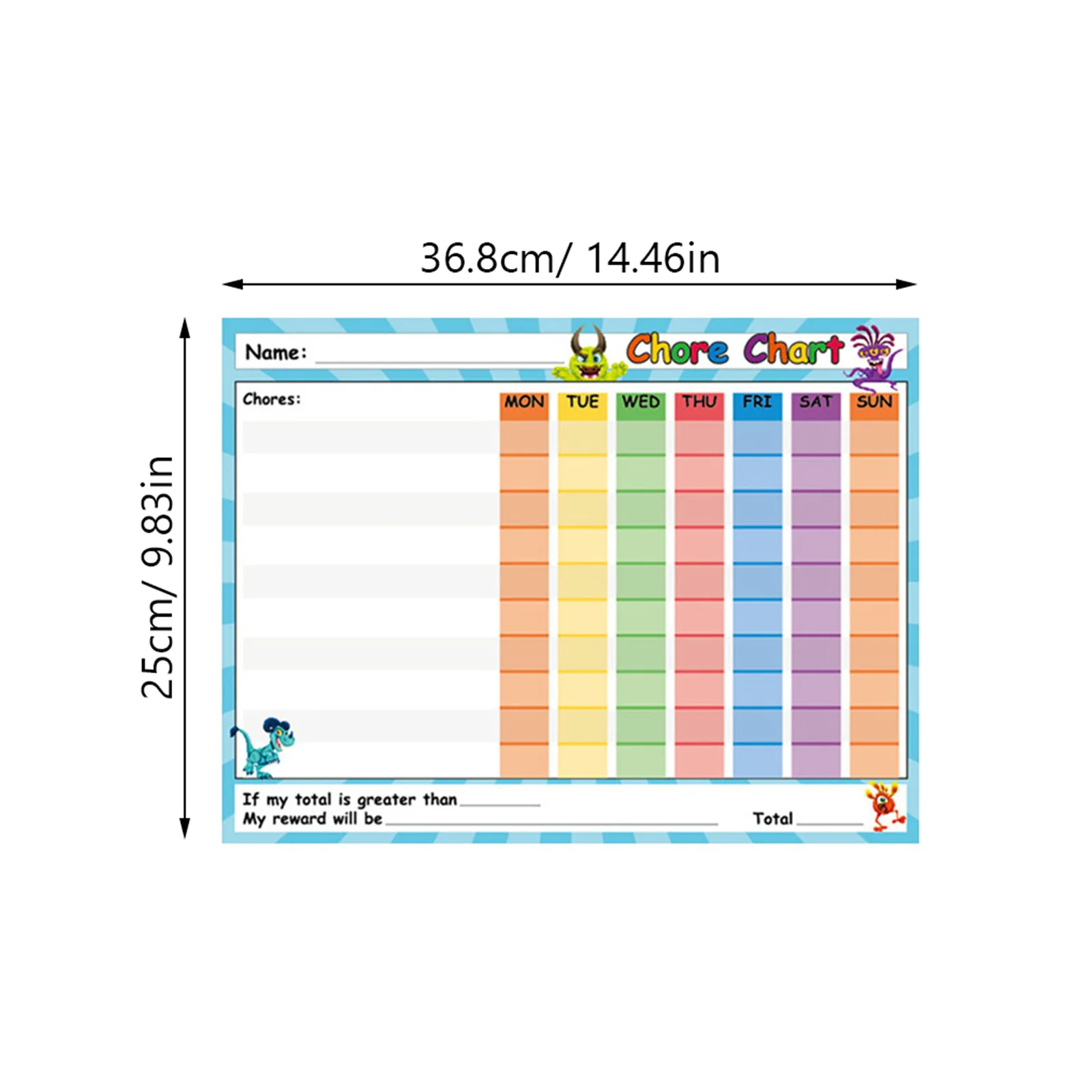 PVC Self Adhesive Whiteboard Paper Wall Decal Sticker Cartoon Pattern Easy Apply Remove Smooth Surface Non Toxic Board Stickers 