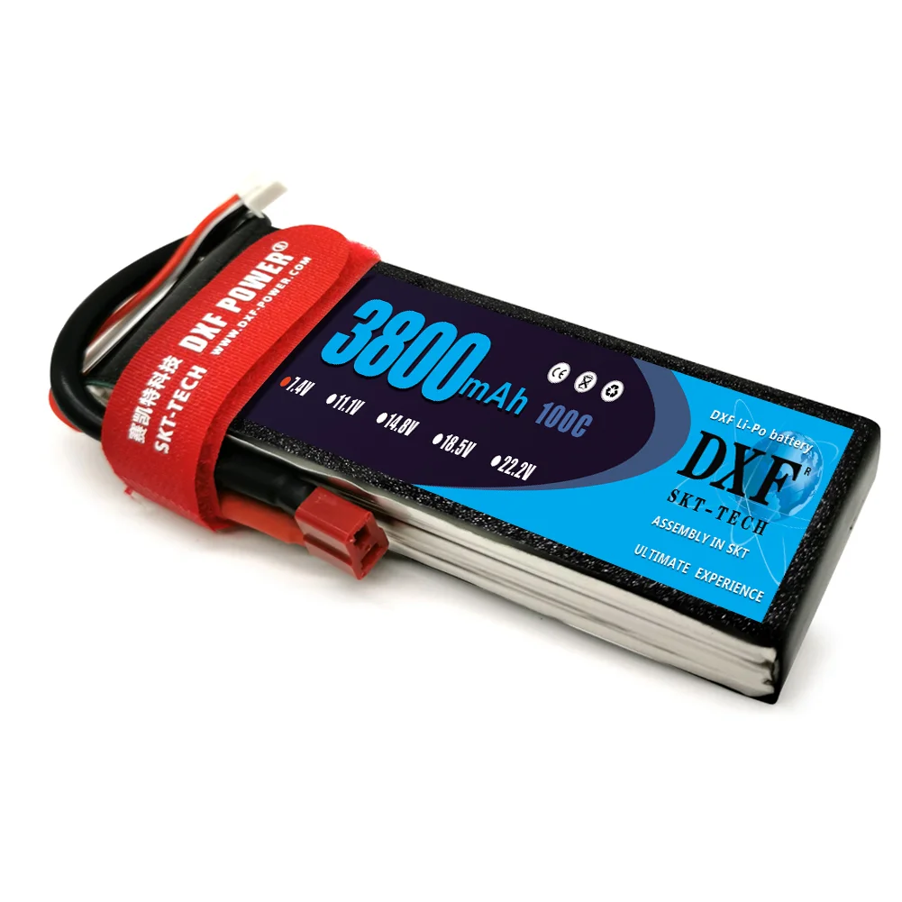 

DXF 3800MAH 100C 7.4V 2S lithium battery ship model navigation model A-cell