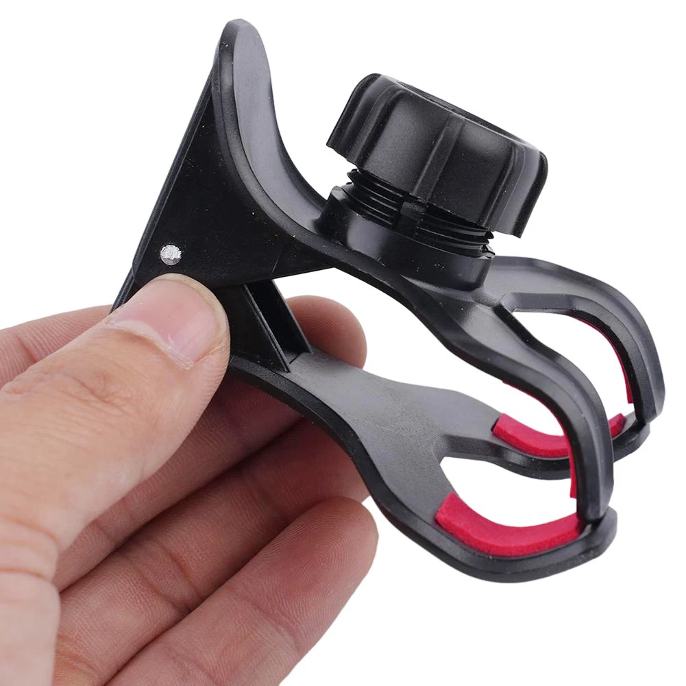 

1*Universal Microphone Mic Stand Bicycle Motor Bike Cell Phone Holder Stand Handlebar Clip 360 Degree Rotating For Rehearsing