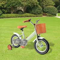 Vélo pour enfants de 12 pouces, hauteur réglable, vélo d'extérieur pour enfants avec roues d'apprentissage et panier pour garçons/filles de 2 à 4 ans 4