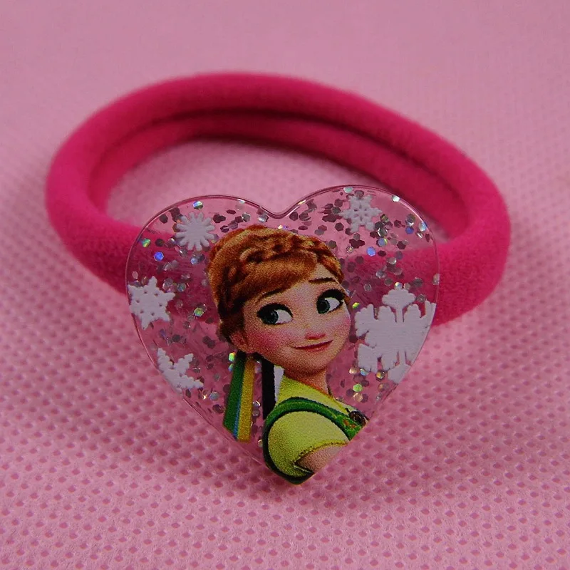 Disney 2pcs/lot Frozen doll accessories children's hair band rubber band headdress accessories Elsa Anna doll jewelry