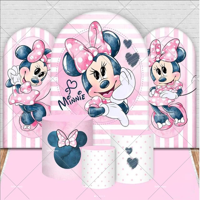 Minnie Mouse Theme, Birthday Party Set, Personalized, Foil, Backdrop,  Personalized, Minnie Mouse Backdrop, Stickers, Decorations 