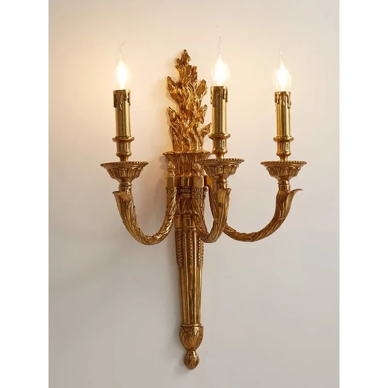 

Wall lamp luxury living room TV background wall lamp decoration bedroom bedside lamp retro light luxury