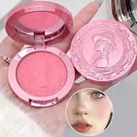 Three dimensional relief mist Color blush natural tender delicate hold makeup low saturation female blush cream 1