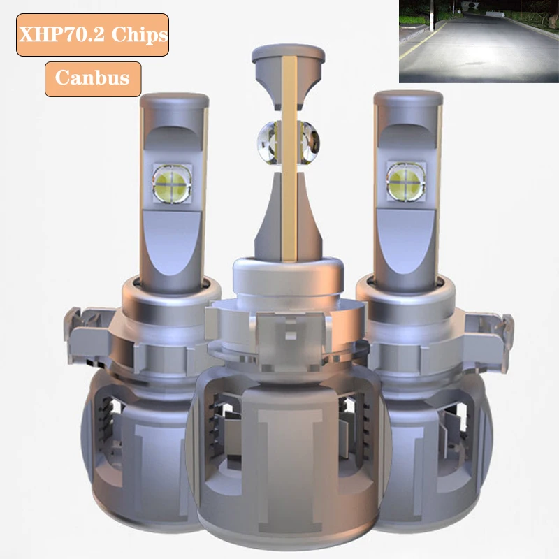 

2PCS Car Light XHP70 Chip 120W H7 LED Car Headlight H4 LED Lamp H11 H1 9005 9006 9012 H8 H9 Bulbs 30000LM Auto Fog Lights 12V