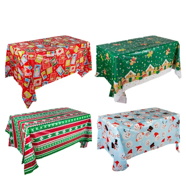 Nappe de Décoration d'Halloween, Citrouille, Toile d'Araignée, Chauve-Souris, Couverture de Table en Plastique, Fournitures de ixà Domicile 2