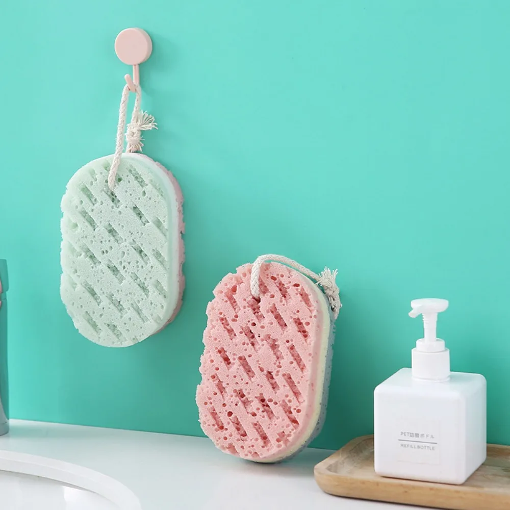 Soft Bath Sponge Body Scrub Bast Wisp Massage Brush Body Washcloth Skin Scrubber Relax Exfoliating Skincare Shower Accessories 3