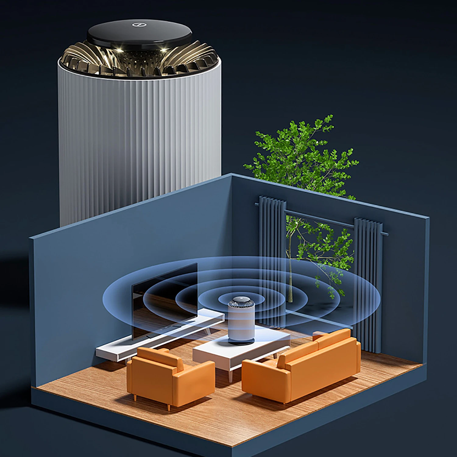 New Air Purifier for Home Electric UV Generator Odor Eliminator Harmful Smoke Gas Formaldehyde Remover for Car 3