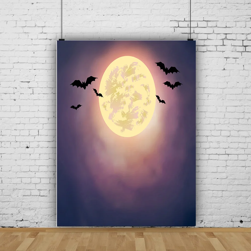 

Halloween Backdrop For Photography Forest Cemetery Scene Family Shoot Photo Background Photocall For Photo Studio 22815 WS-21