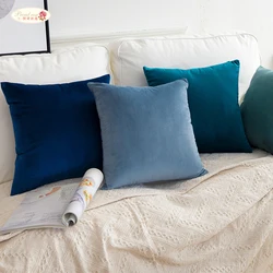 Proud Rose 2 Pcs Nordic Pillowcase Plush Square Cushion Pillow Cover Living Room Back Cushion Pillowcases