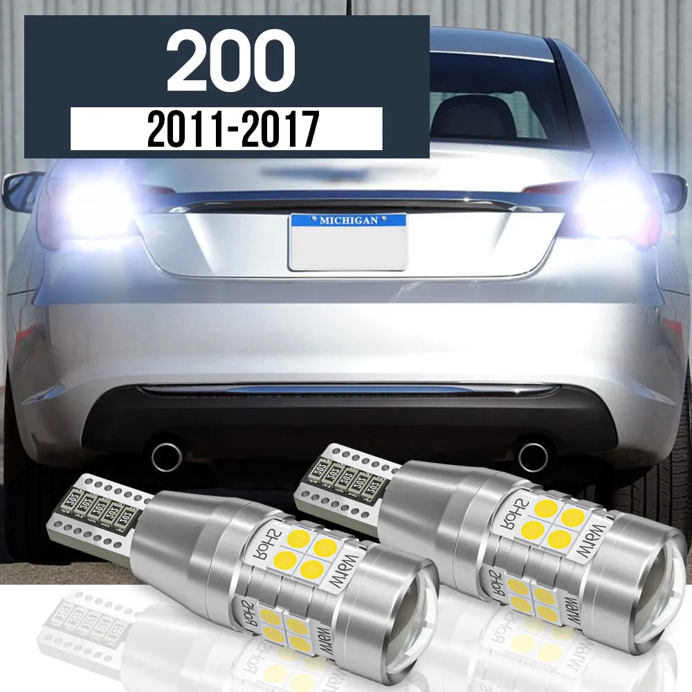 

2pcs LED Backup Light Reverse Lamp Blub Canbus Accessories For Chrysler 200 2011-2017 2012 2013 2014 2015 2016