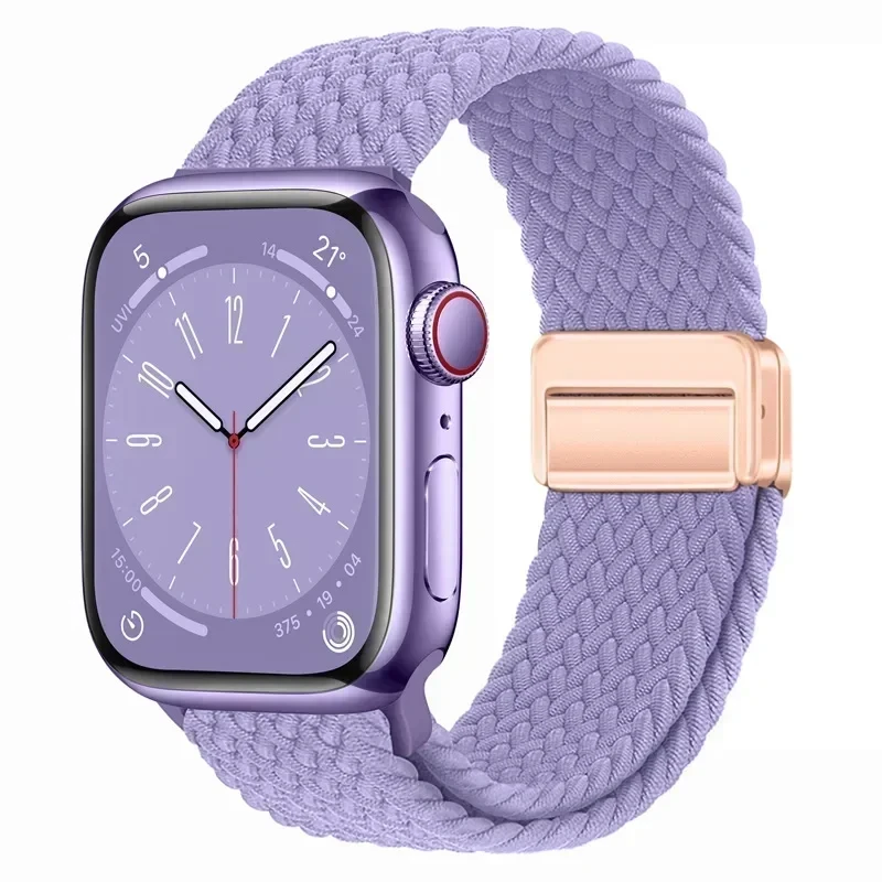 Braided Magnetic Buckle Nylon Strap