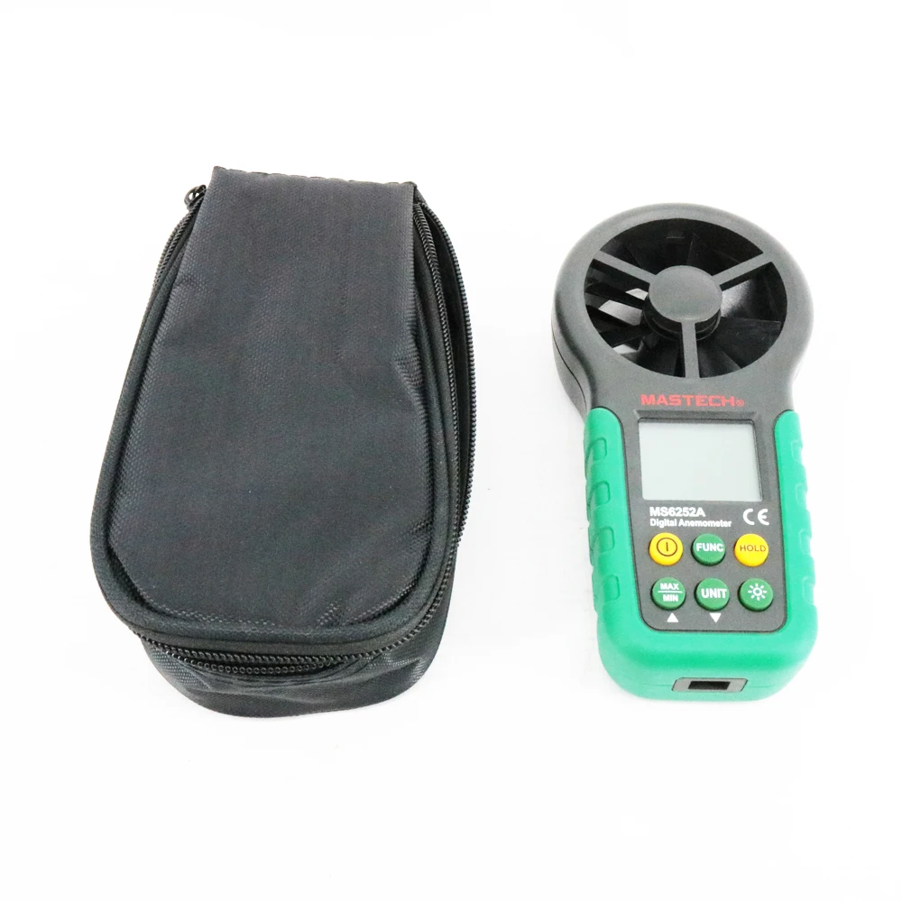 Mastech MS6252A Digital Anemometer Air Velocity Air Flow Tester 0.80~30.0 m/s