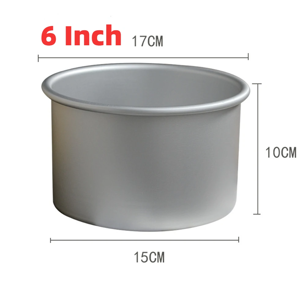 6 Inch Tall Round Cake Pans Aluminum Cake Pan with Removal Bottom -  AliExpress