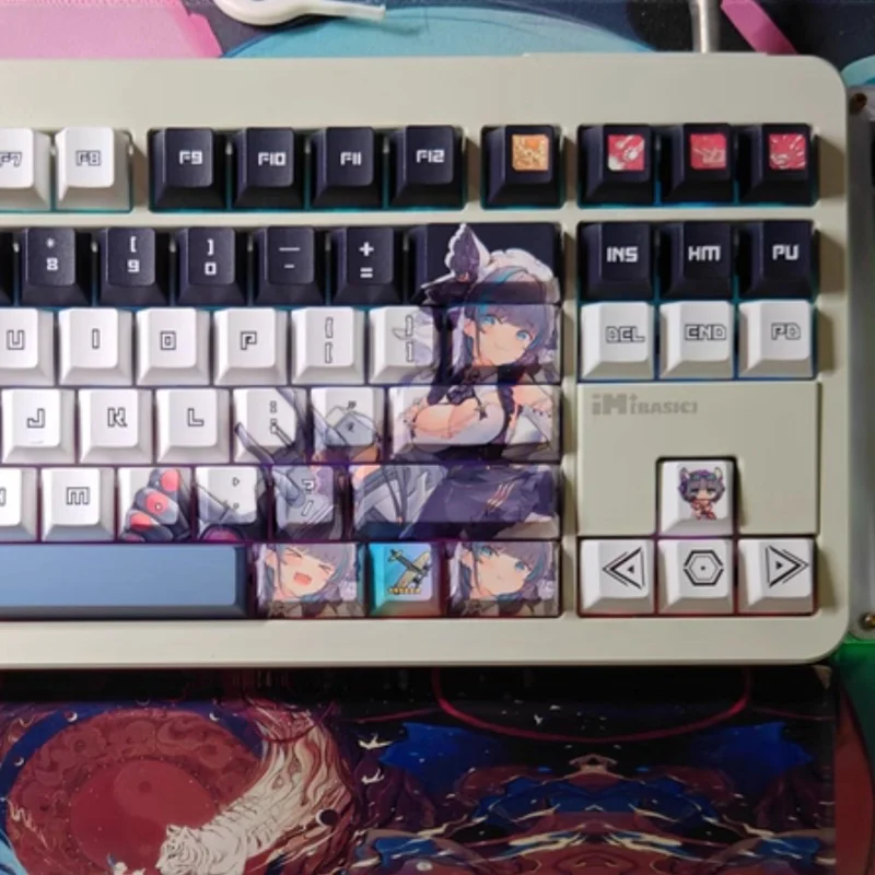 Azur lane Hmsチェシャがテーマになったキーキャップ,PBT昇華型