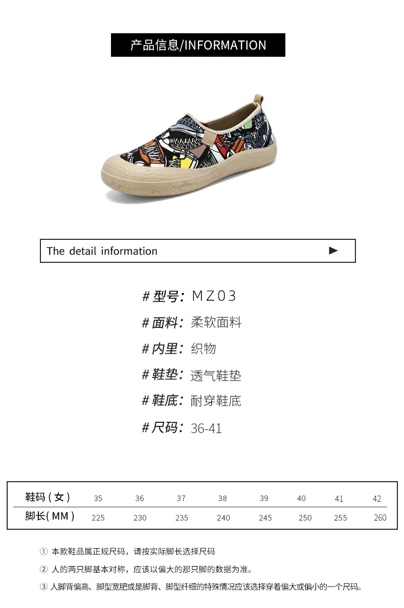 Women's Breathable Mom Shoes Soft Flat Sole Slip-On Spring Casual Cloth Shoes Orthopedic Comfort Lightweight Non-Slip Wide Width
