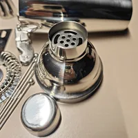 UPORS Stainless Steel Cocktail Shaker Mixer Wine Martini Boston Shaker For Bartender Drink Party Bar Tools 550ML/750ML 2