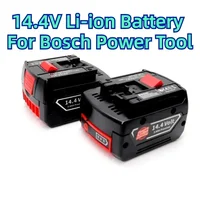 14.4V 4.0Ah for GBH GDR GSR 1080 DDS180 BAT614G Replacement Li-ion Battery Charger Set，Rechargeable Battery for Bosch Power Tool 1