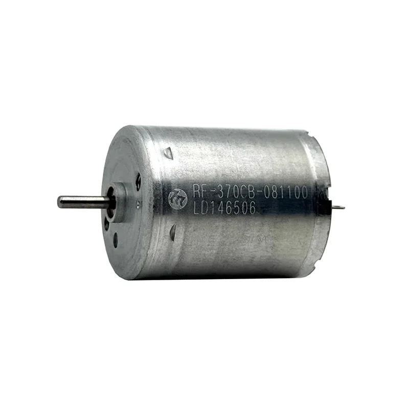 RF-370CB-081100 12-24V 소형 브러시드 DC 전기 모터 3750RPM 24mm 저전류 금속 브러시 DIY 자동차 RC 모델용